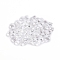 Glass Charms, Faceted, Cone, Clear, 8x4mm, Hole: 1~1.2mm