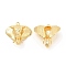 Brass Pendants, Cadmium Free & Nickel Free & Lead Free, Elephant Charm, Real 18K Gold Plated, 20x20.5x10mm, Hole: 1.5mm