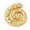 Rack Plating Brass Pendants, Cadmium Free & Lead Free, Long-Lasting Plated, Snail Shapes, Real 18K Gold Plated, 29x27x5mm, Hole: 3x5mm