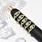 Brass Micro Pave Clear Cubic Zirconia Enamel Finger Rings for Women, Cadmium Free & Nickel Free & Lead Free, Oval with Evil Eye, Real 18K Gold Plated, Mixed Color, Inner Diameter: 16mm