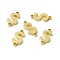 Rack Plating Brass Letter Connector Charms, for Personalized Name Necklace Making, Real 18K Gold Plated, Long-Lasting Plated, Cadmium Free & Nickel Free & Lead Free, Letter.S, 14x6.5x1.5mm, Hole: 1mm