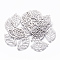 Tarnish Resistant 304 Stainless Steel Pendants, Leaf, Stainless Steel Color, 24x14x0.5mm, Hole: 0.8mm