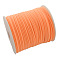 Soft Nylon Cord, Flat, Light Salmon, 5x3mm, about 21.87 yards(20m)/roll