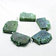 Гальванические натуральный druzy кристалл бисер пряди G-N0257-07-2