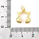 Латунные микро проложить кубического циркония подвески KK-I364-12G-3