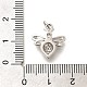Латунные микропаве прозрачные подвески с фианитом KK-L225-024P-3