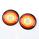 Кабошоны из стекла X-GGLA-L012-12mm-21-1