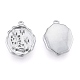 Латунные микропаве прозрачные подвески с фианитом KK-N216-577P-1