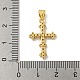 Латунные микро проложить кубического циркония подвески KK-N254-127G-3