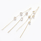 Латунные подвески с кисточками KK-S348-062-2