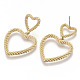 Серьги-гвоздики из латуни KK-N232-103-NF-2