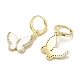 Серьги с подвесками из латуни EJEW-L268-035G-01-2