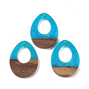 Подвески из смолы и дерева WOOD-F015-17H