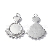 Подвеска-кабошон из нержавеющей стали 304 STAS-C066-17P