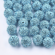 Ручной полимерной глины шариков Rhinestone RB-S250-12mm-A23