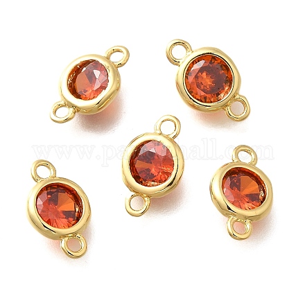Подвески из латуни с кубическим цирконием KK-Q043-24G-02-1