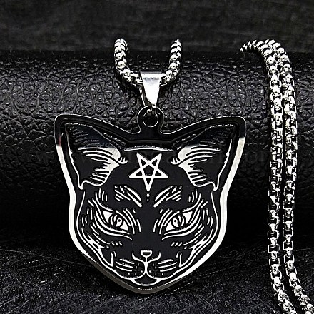 Не тускнеющие подвески из нержавеющей стали 201 NJEW-K253-06P-1