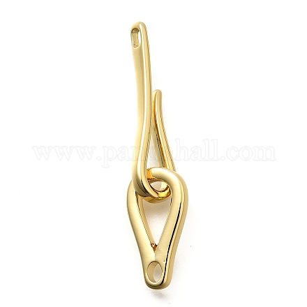 Латуни крюка и S-крючок застежки KK-S508-25G-1