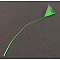 Fashion Feather Costume Accessories, Lawn Green, 9mm