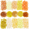 PH PandaHall 3500pcs Yellow Seed Beads Twisted Bugle Beads, 2000pcs 6~7x2mm Glass Bugle Beads Long Tube Beads 1500pcs 2mm 12/0 Small Seed Beads for DIY Bracelet Jewelry Crafts Making Beading Sewing