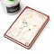 Retro Floral Rectangle Paper Notebook, with Paper Inside, for School Office Supplies, Floral White, 190x130mm