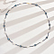 Fashionable Vintage Teardrop Imitation Pearl & Glass Sead Beaded Women's Long Necklaces, Royal Blue