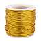 Metallic Cord, Goldenrod, 2mm, about 43.74 yards(40m)/roll