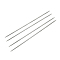 Tarnish Resistant Stainless Steel Double Pointed Knitting Needles(DPNS), Stainless Steel Color, 240x3.0mm, about 4pcs/bag