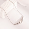 Minimalist Stainless Steel V-shaped Pendant Necklaces for Women, Stainless Steel Color, 15.75 inch(40cm)