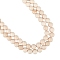 Frosted Natural Fossil Round Bead Strands, 8~8.5mm, Hole: 1mm, about 47pcs/strand, 15.5 inch, 2strand/box