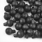 Natural Wood Beads, No Hole/Undrilled, Dyed, Gray, 14x10mm