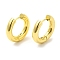 Rack Plating Brass Huggie Hoop Earrings for Women, Long-Lasting Plated, Lead Free & Cadmium Free, Real 18K Gold Plated, 6 Gauge, 19x20x4mm