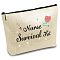 12# Cotton-polyester Bag, Stroage Bag, Rectangle, Heart Pattern, 18x25cm