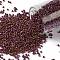 TOHO Round Seed Beads, Japanese Seed Beads, (2639F) Semi Glazed Rainbow Dark Red, 15/0, 1.5mm, Hole: 0.7mm, about 3000pcs/10g