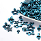 Assorted Antique Style Acrylic Beads, For Jewelry Making, Mixed Shapes, Dodger Blue, 8~25x7~15x4~15mm, Hole: 1~3mm