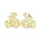 Rack Plating Alloy Pendants, Cadmium Free & Lead Free, Skull, Light Gold, 31.5x28x7mm, Hole: 1.8mm