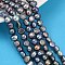 Natural Cultured Freshwater Pearl Beads Strands, Two Sides Polished, Grade 3A, Dyed, Colorful, 6~7mm, Hole: 0.7mm, about 40~56pcs/strand, 13.19''~13.39''(33.5~34cm)