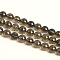 Natural Smoky Quartz Round Beads Strands, 10mm, Hole: 1mm, about 38pcs/strand, 15 inch