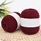 Cashmere Knitting Yarn, for Garments Scarves Sweater Shawl Hats, Dark Red, 50g/skein