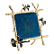 OLYCRAFT Frame Jewelry Holder Earring Display Stand Zinc Alloy Display Stand with Flannel Square Jewelry Display Stand for Jewelry Display - Golden