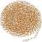 10M Aluminium Paperclip Chains, Flat Oval, Drawn Elongated Cable Chains, for DIY Jewelry Making, Unwelded, Light Gold, 15.5x8x1mm, about 32.81 Feet(10m)/Box