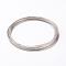 Carbon Steel Memory Wire, for Collar Necklace Making, Necklace Wire, Platinum, 11.5cm, 18 Gauge(1mm), about 400 circles/1000g