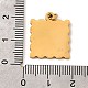 Подвески из нержавеющей стали 304 с эмалью STAS-B093-10G-03-3