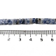 Натуральное синее пятно нитки из бисера яшмы G-Z045-A08-01-5