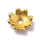4-лепесток сплава эмали шарик шапки FIND-G029-06G-03-2