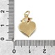 Латунные микро проложить кубического циркония подвески KK-S523-06G-3