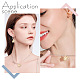 30шт латунные подвески KK-GO0001-25-6