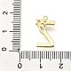 Латунные микро проложить кубического циркония подвески KK-M310-01G-26-3