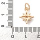 Латунные микро проложить кубического циркония подвески KK-D378-12G-3