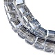 Стеклянные бусины с гальваническим покрытием  EGLA-H108-01A-PL05-3
